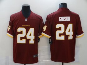 Wholesale Cheap Men\'s Washington Redskins #24 Antonio Gibson Burgundy Red NEW 2020 Vapor Untouchable Stitched NFL Nike Limited Jersey