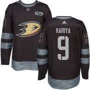 Wholesale Cheap Adidas Ducks #9 Paul Kariya Black 1917-2017 100th Anniversary Stitched NHL Jersey
