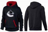 Wholesale Cheap Vancouver Canucks Pullover Hoodie Black & Red