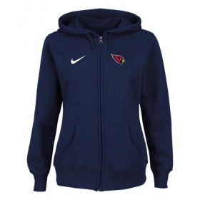 Wholesale Cheap Nike Arizona Cardinals Ladies Tailgater Full Zip Hoodie Blue