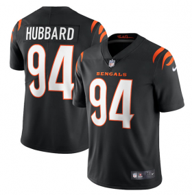 Wholesale Cheap Men\'s Cincinnati Bengals #94 Sam Hubbard 2021 Black Vapor Untouchable Limited Stitched Jersey