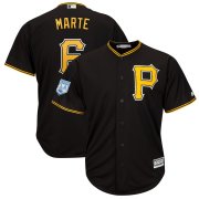 Wholesale Cheap Pirates #6 Starling Marte Black 2019 Spring Training Cool Base Stitched MLB Jersey