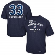 Wholesale Cheap Winnipeg Jets #33 Dustin Byfuglien Reebok No. 33 Locker Status Name & Number Speed Wick T-Shirt Navy