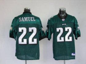 Wholesale Cheap Eagles Asante Samuel #22 Stitched Green NFL Jersey