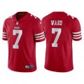 Wholesale Cheap Men's San Francisco 49ers #7 Charvarius Ward Red Vapor Untouchable Limited Stitched Jersey