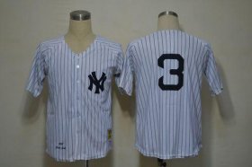 Wholesale Cheap Mitchell And Ness 1932 Yankees #3 Babe Ruth White Throwback Stitched MLB Jersey