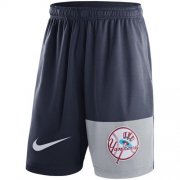 Wholesale Cheap Men's New York Yankees Nike Navy Cooperstown Collection Dry Fly Shorts