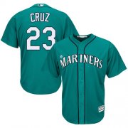 Wholesale Cheap Mariners #23 Nelson Cruz Green Cool Base Stitched Youth MLB Jersey
