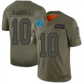 Wholesale Cheap Nike Panthers #10 Curtis Samuel Camo Youth Stitched NFL Limited 2019 Salute to Service Jersey