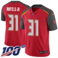 Wholesale Cheap Nike Buccaneers #31 Antoine Winfield Jr. Red Team Color Men's Stitched NFL 100th Season Vapor Untouchable Limited Jersey