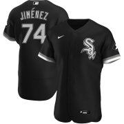 Wholesale Cheap Chicago White Sox #74 Eloy Jimenez Men's Nike Black Alternate 2020 Authentic Player MLB Jersey