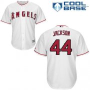 Wholesale Cheap Angels #44 Reggie Jackson White Cool Base Stitched Youth MLB Jersey