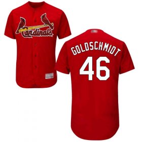 Wholesale Cheap Cardinals #46 Paul Goldschmidt Red Flexbase Authentic Collection Stitched MLB Jersey