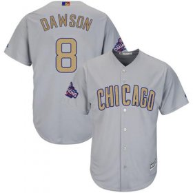 Wholesale Cheap Cubs #8 Andre Dawson Grey 2017 Gold Program Cool Base Stitched MLB Jersey