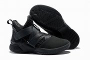 Wholesale Cheap Nike Lebron James Soldier 12 Shoes Coal Black