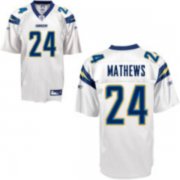 Wholesale Cheap Chargers Ryan Mathews #24 Stitched White NFL Jersey