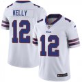 Wholesale Cheap Nike Bills #12 Jim Kelly White Men's Stitched NFL Vapor Untouchable Limited Jersey