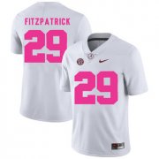 Wholesale Cheap Alabama Crimson Tide 29 Minkah Fitzpatrick White 2017 Breast Cancer Awareness College Football Jersey