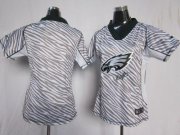 Wholesale Cheap Nike Eagles Blank Zebra Women's Stitched NFL Elite Jersey