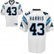 Wholesale Cheap Panthers #43 Chris Harris White Stitched NFL Jersey