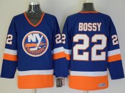 Wholesale Cheap Islanders #22 Mike Bossy Baby Blue CCM Throwback Stitched NHL Jersey