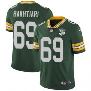 Wholesale Cheap Nike Packers #69 David Bakhtiari Green Team Color Men's 100th Season Stitched NFL Vapor Untouchable Limited Jersey
