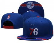 Wholesale Cheap Philadelphia 76ers Stitched Snapback Hats 0020