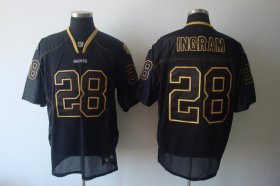 Wholesale Cheap Saints #28 Mark Ingram Lights Out Black Stitched NFL Jersey
