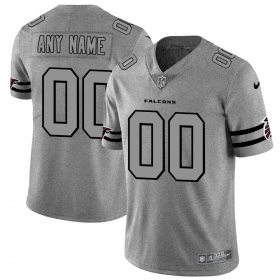 Wholesale Cheap Atlanta Falcons Custom Men\'s Nike Gray Gridiron II Vapor Untouchable Limited NFL Jersey