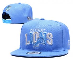 Wholesale Cheap Lions Team Logo Light Blue 1934 Anniversary Adjustable Hat YD