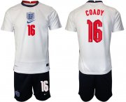 Wholesale Cheap Men 2020-2021 European Cup England home white 16 Nike Soccer Jersey