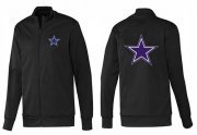Wholesale Cheap NFL Dallas Cowboys Team Logo Jacket Black_1