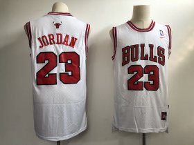 Wholesale Cheap Men Chicago Bulls 23 Jordan White Throwback 2021 Nike NBA Jersey