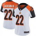 Wholesale Cheap Nike Bengals #22 William Jackson III White Women's Stitched NFL Vapor Untouchable Limited Jersey