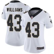 Wholesale Cheap Nike Saints #43 Marcus Williams White Women's Stitched NFL Vapor Untouchable Limited Jersey