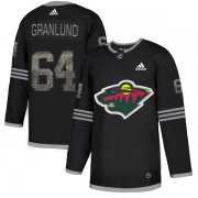 Wholesale Cheap Adidas Wild #64 Mikael Granlund Black Authentic Classic Stitched NHL Jersey