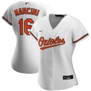 Wholesale Cheap Baltimore Orioles #16 Trey Mancini Nike Women's Home 2020 MLB Player Jersey White