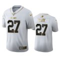 Wholesale Cheap Buffalo Bills #27 Tre'Davious White Men's Nike White Golden Edition Vapor Limited NFL 100 Jersey