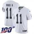 Wholesale Cheap Nike Raiders #11 Henry Ruggs III White Men's Stitched NFL 100th Season Vapor Untouchable Limited Jersey