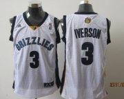 Wholesale Cheap Memphis Grizzlies #3 Allen Iverson White Swingman Jersey