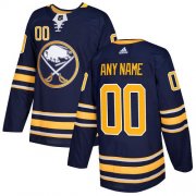 Wholesale Cheap Men's Adidas Sabres Personalized Authentic Navy Blue Home NHL Jersey