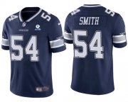 Wholesale Cheap Men's Dallas Cowboys #54 Jaylon Smith 60th Anniversary Navy Vapor Untouchable Stitched NFL Nike Limited Jersey