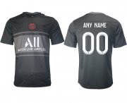 Wholesale Cheap Men 2021-2022 ClubParis Saint-GermainSecond away aaa version black customized Soccer Jersey
