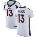 Wholesale Cheap Nike Broncos #13 KJ Hamler White Men's Stitched NFL New Elite Jersey