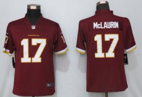 Wholesale Cheap Women\'s Washington Redskins #17 Terry McLaurin Burgundy Red NEW 2020 Vapor Untouchable Stitched NFL Nike Limited Jersey