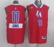 Wholesale Cheap Los Angeles Clippers #11 Jamal Crawford Revolution 30 Swingman 2014 Christmas Day Red Jersey