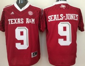 Wholesale Cheap Men\'s Texas A&M Aggies #9 Ricky Seals-Jones Red 2016 College Football Nike Jersey
