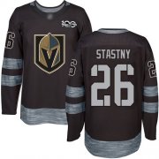 Wholesale Cheap Adidas Golden Knights #26 Paul Stastny Black 1917-2017 100th Anniversary Stitched NHL Jersey