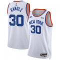 Wholesale Cheap New Yok Knicks #30 Julius Randle White 2021-2022 City Edition Stitched Jersey