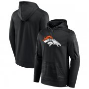 Wholesale Cheap Men's Denver Broncos Black On The Ball Pullover Hoodie